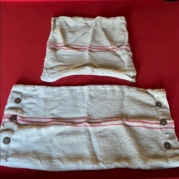 Pottery barn linen & hemp pillow covers